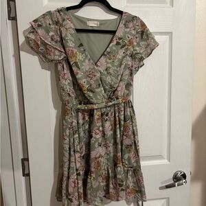 Altar'd State Elegant Cream Blouse